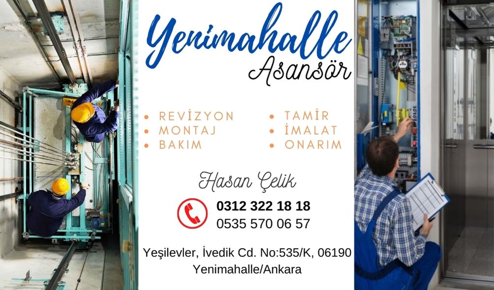 yenimahalle asansör firması